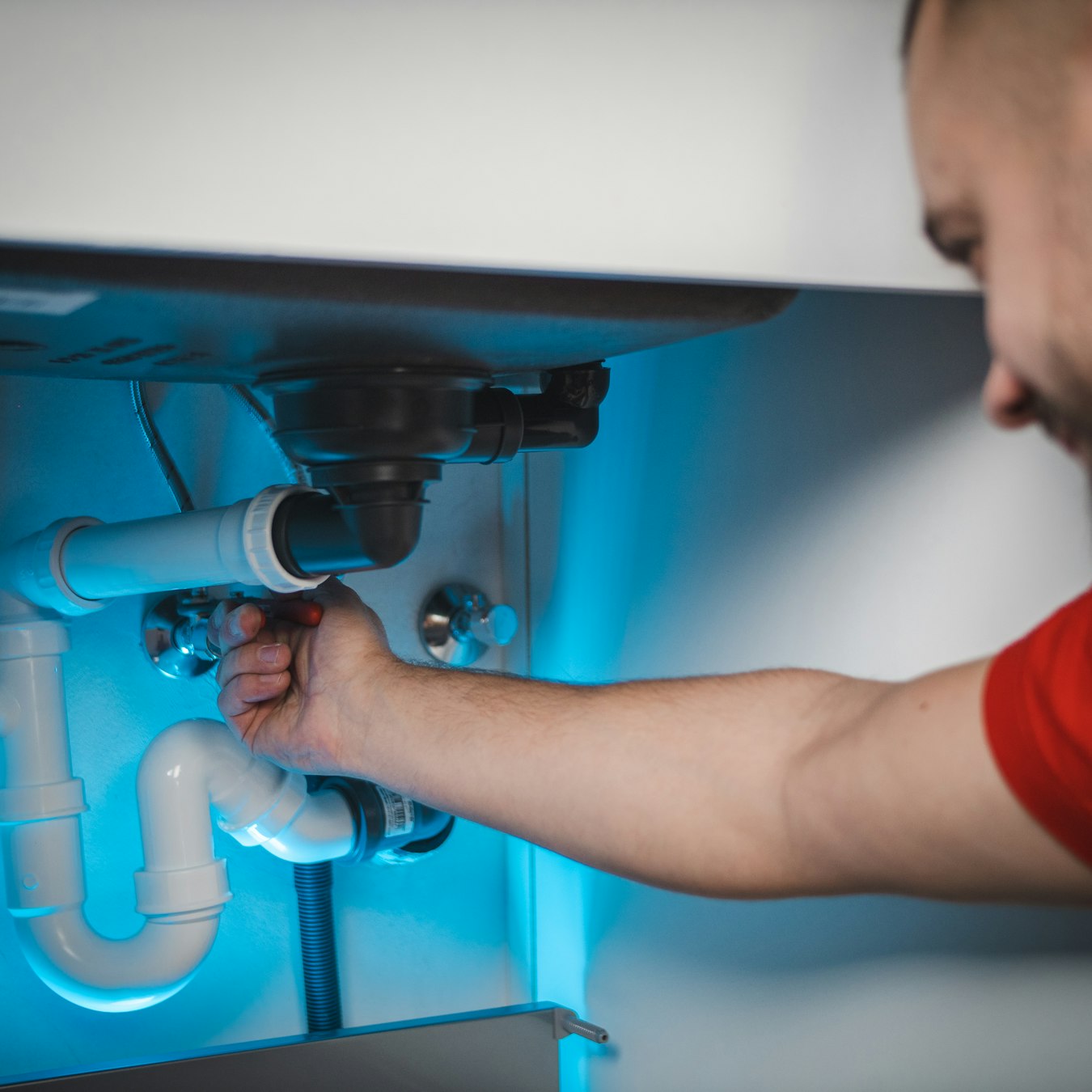 St. Marys Plumbing licensed plumber on a service call in St. Marys, Ontario